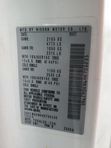 2017 NISSAN NV200 2.5S - 3N6CM0KN6HK705235