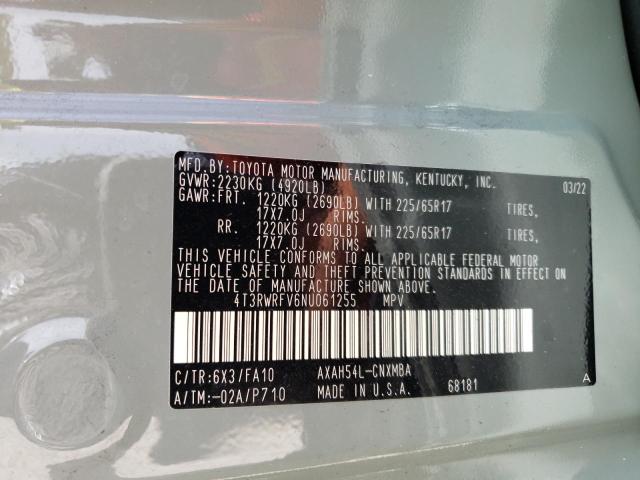2022 TOYOTA RAV4 XLE - 4T3RWRFV6NU061255