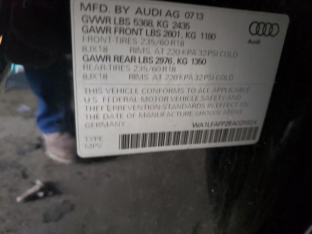 VIN WA1LFAFP2EA025824 2014 Audi Q5, Premium Plus no.13