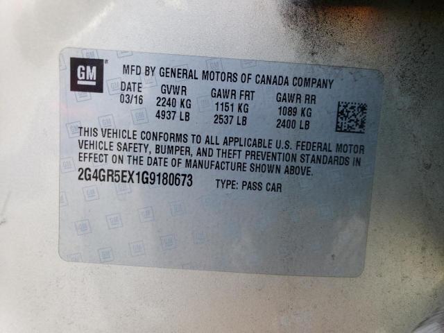 2G4GR5EX1G9180673 Buick Regal Premium