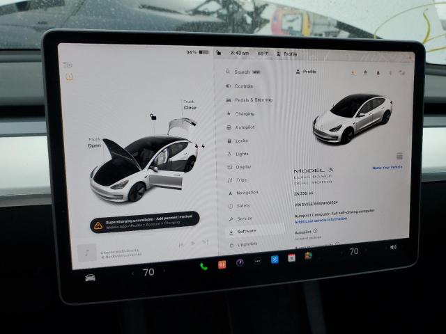 5YJ3E1EB5NF181524 Tesla MODEL 3