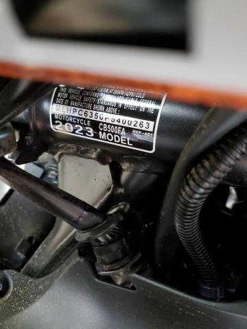 2023 HONDA CB500 FA - MLHPC6350P5400263