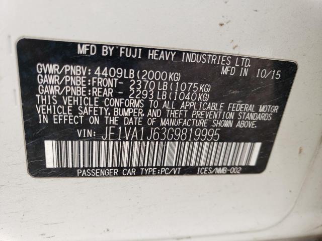 JF1VA1J63G9819995 Subaru Wrx Limited