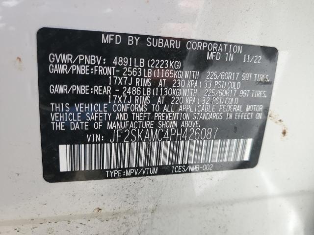 JF2SKAMC4PH426087 Subaru Forester Wilderness