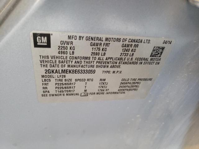 2GKALMEK8E6333059 GMC Terrain Sle