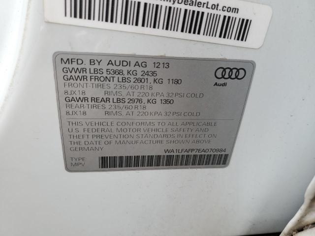 VIN WA1LFAFP7EA070984 2014 Audi Q5, Premium Plus no.12