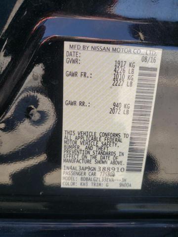 1N4AL3AP9GN388910 Nissan ALTIMA 2.5