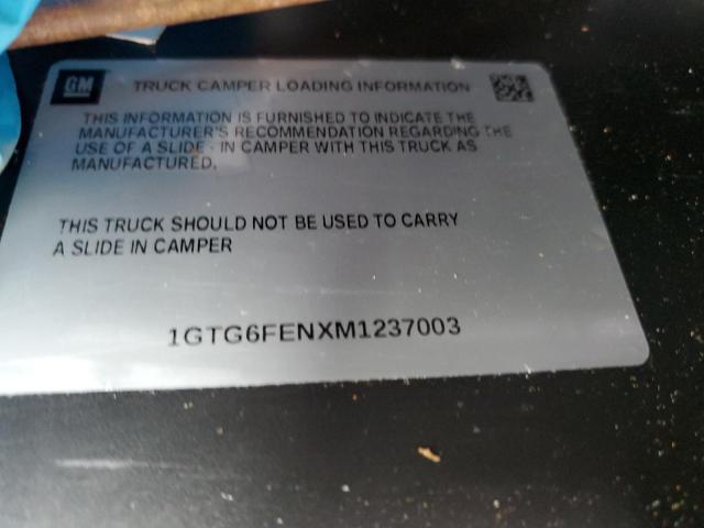 2021 GMC CANYON AT4 1GTG6FENXM1237003