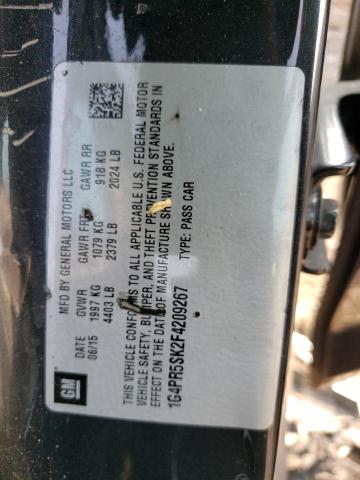 1G4PR5SK2F4209267 Buick Verano Convenience