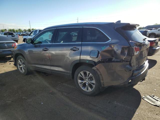 VIN 5TDJKRFH7ES014353 2014 Toyota Highlander, Xle no.2