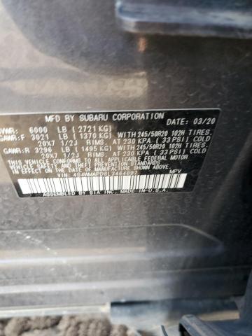 4S4WMAPD8L3464097 Subaru Ascent Limited