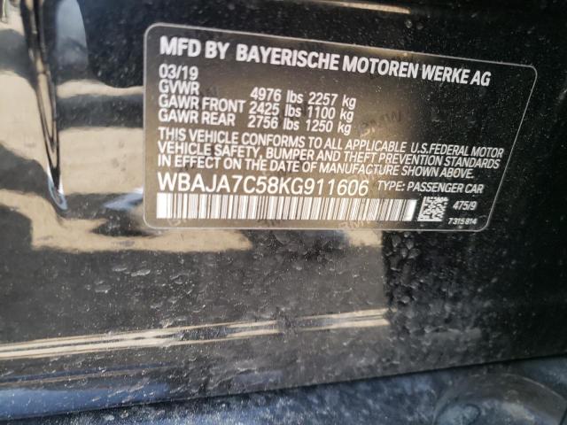 2019 BMW 530 XI - WBAJA7C58KG911606