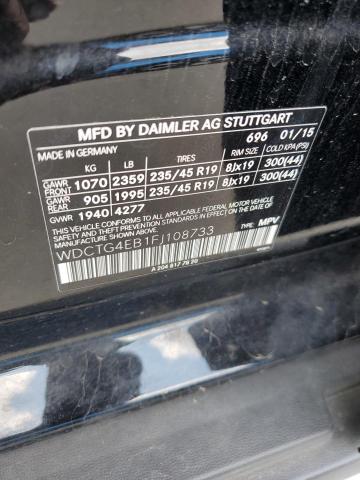 2015 MERCEDES-BENZ GLA 250 - WDCTG4EB1FJ108733