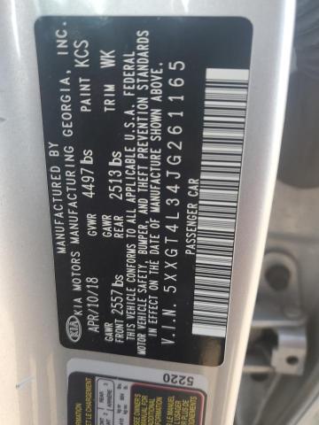 5XXGT4L34JG261165 KIA Optima Lx