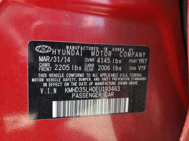 KMHD35LH0EU193463 Hyundai ELANTRA GT