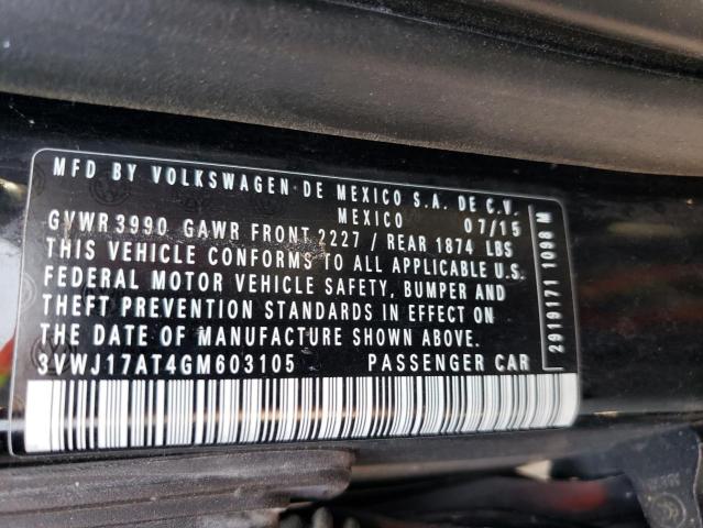 2016 VOLKSWAGEN BEETLE SE - 3VWJ17AT4GM603105
