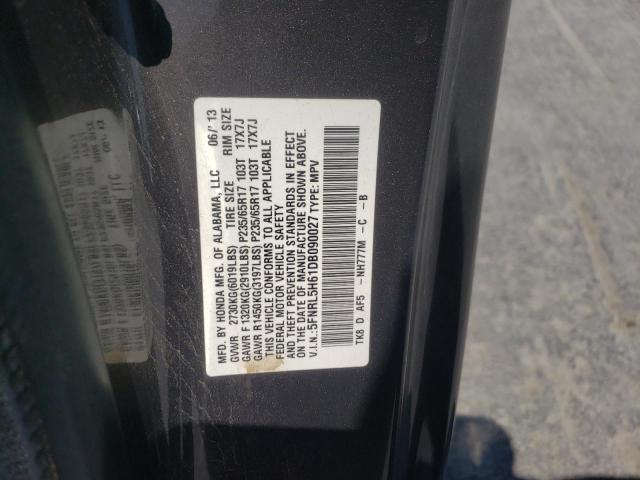 5FNRL5H61DB090027 2013 HONDA ODYSSEY, photo no. 14