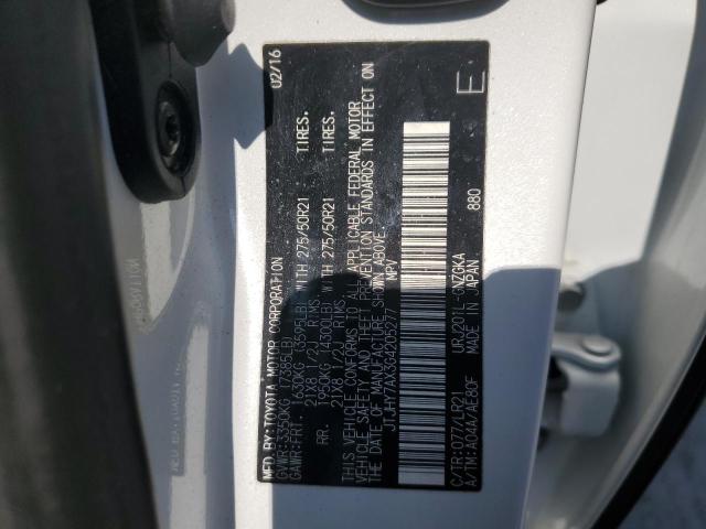 2016 LEXUS LX 570 JTJHY7AX3G4205277