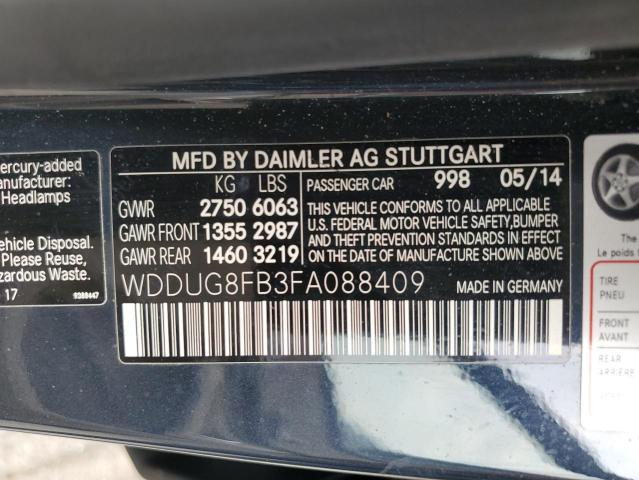 2015 MERCEDES-BENZ S 550 4MAT - WDDUG8FB3FA088409