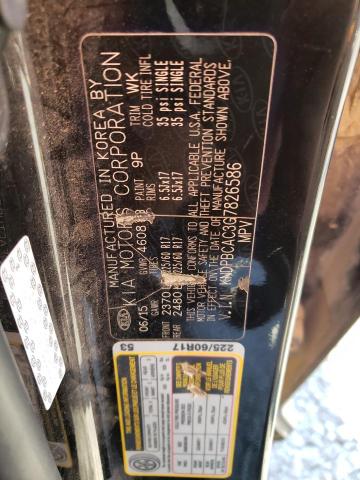 KNDPBCAC3G7826586 KIA Sportage Lx