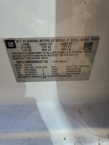 3GTU2MEC8HG507192 GMC Sierra K1500 Sle
