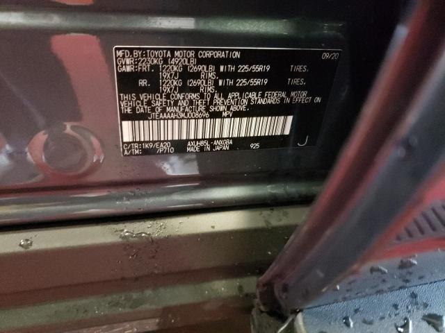 2021 TOYOTA VENZA JTEAAAAH3MJ008696