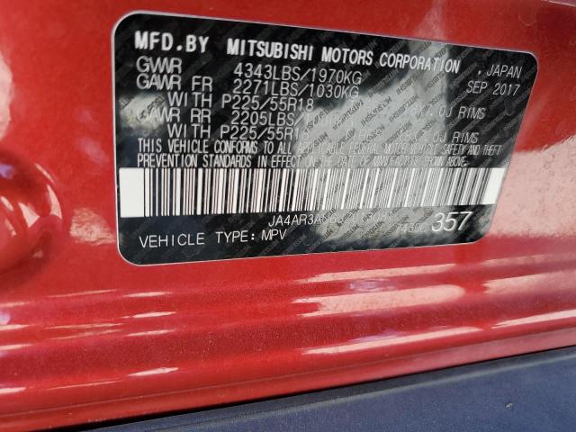 JA4AR3AU6JZ013081 Mitsubishi Outlander Sport Es
