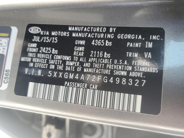 5XXGM4A72FG498327 KIA Optima Lx