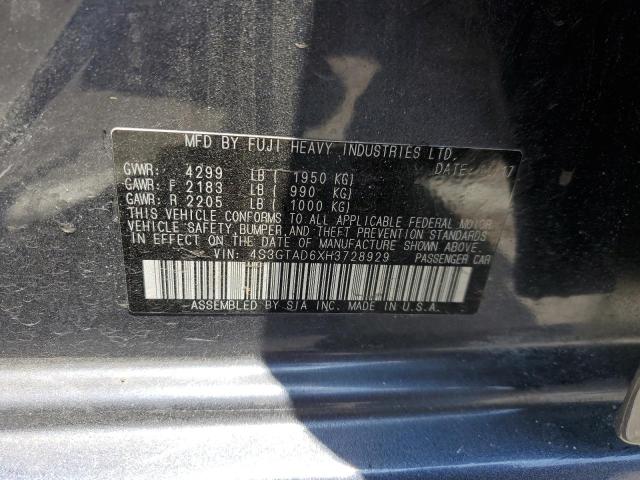 4S3GTAD6XH3728929 Subaru Impreza Premium Plus