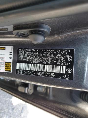 JTDKARFUXG3514810 Toyota PRIUS