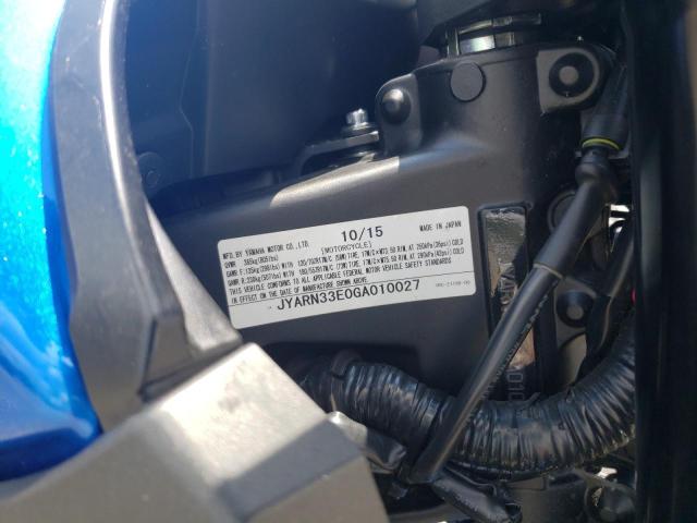 2016 YAMAHA FZ09 JYARN33E0GA010027