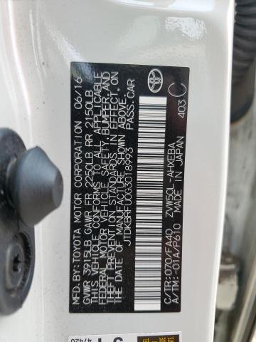 JTDKBRFU0G3018993 Toyota PRIUS