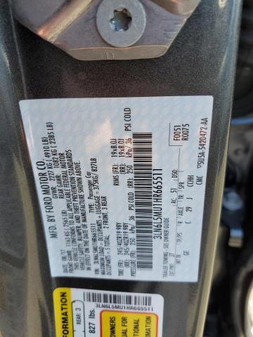 3LN6L5MU1HR665511 Lincoln Mkz Hybrid Reserve