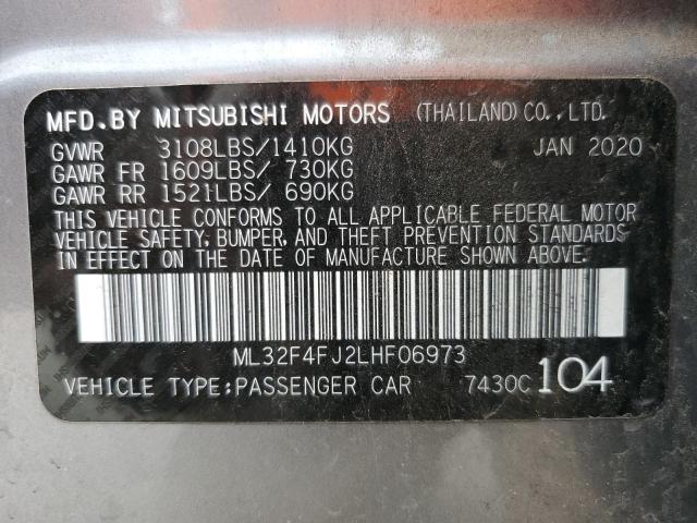 ML32F4FJ2LHF06973 Mitsubishi Mirage G4 Se