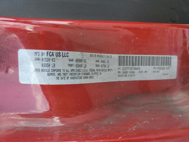 2019 FIAT 500 ABARTH 3C3CFFFH2KT864070