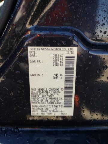 1N4BL4EV0KC156672 Nissan ALTIMA SL