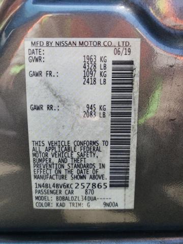 1N4BL4BV6KC257865 Nissan ALTIMA S