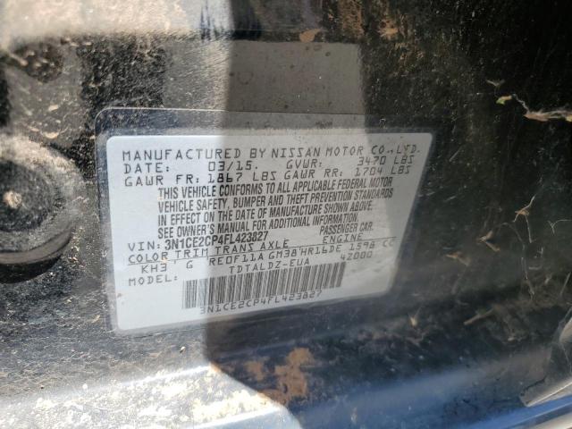 3N1CE2CP4FL423827 Nissan Versa Note S