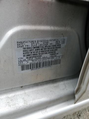 3N1AB7AP4KY423291 Nissan SENTRA S