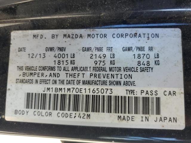 JM1BM1M70E1165073 Mazda 3 Grand Touring
