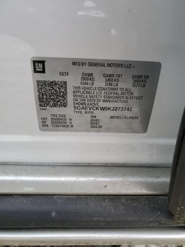 2019 BUICK ENCLAVE AV - 5GAEVCKW0KJ273741