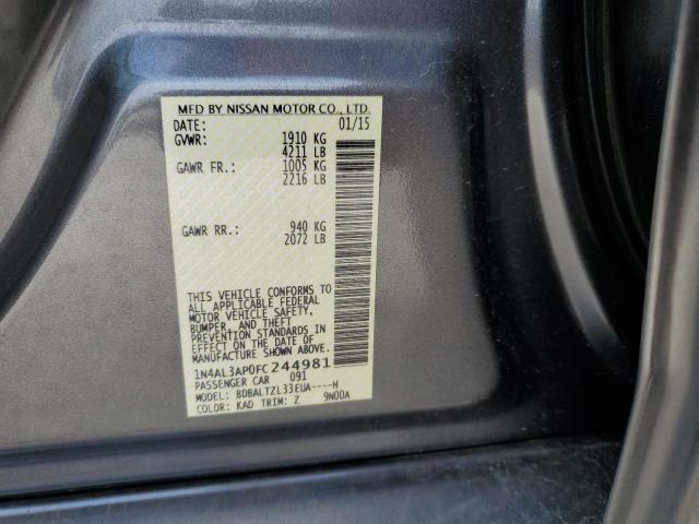 1N4AL3AP0FC244981 Nissan ALTIMA 2.5