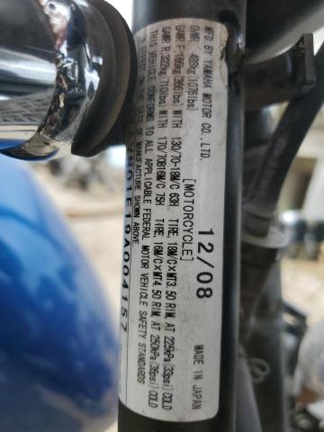 2009 YAMAHA XVS950 A JYAVN01E19A004157