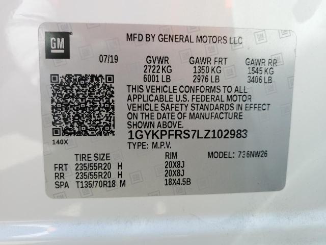 2020 CADILLAC XT6 PLATIN - 1GYKPFRS7LZ102983
