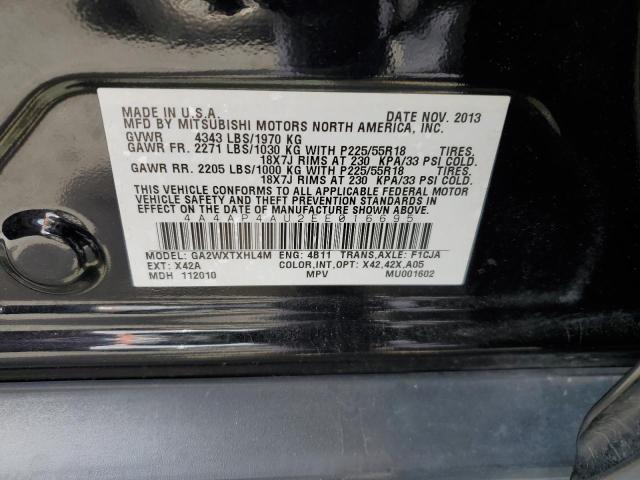 4A4AP4AU2EE016695 Mitsubishi Outlander Sport Se