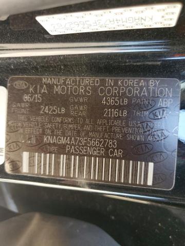 KNAGM4A73F5662783 KIA Optima Lx