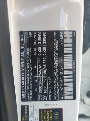 4JGDA5JB4JB067150 Mercedes-Benz GLE 350