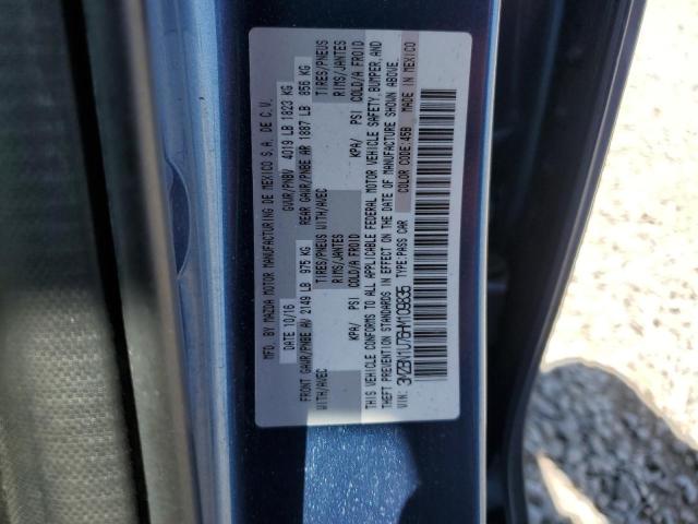 2017 Mazda 3 Sport VIN: 3MZBN1U76HM109835 Lot: 58683364