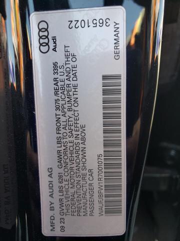 2024 AUDI E-TRON GT WAUFJBFW1R7001075