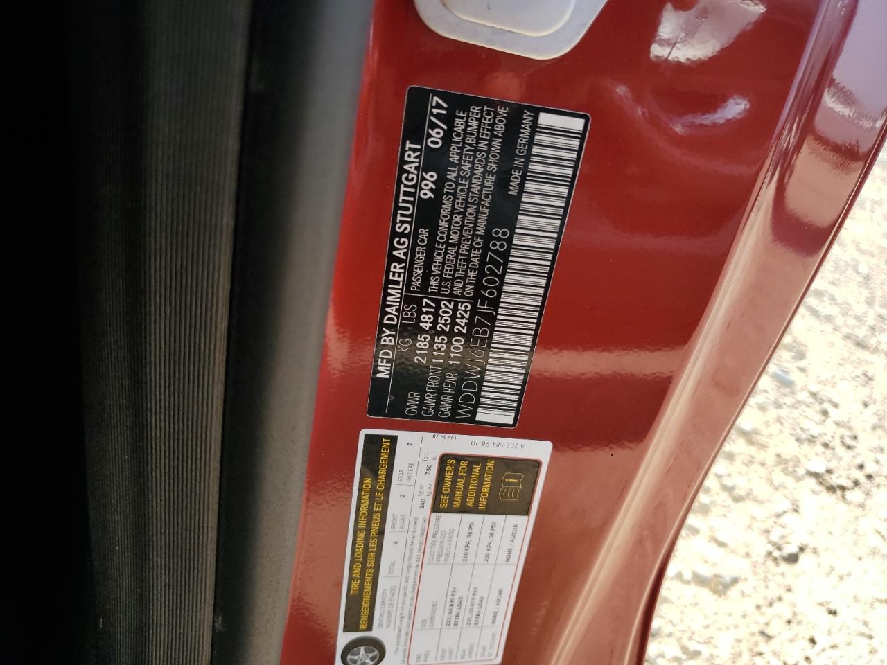 WDDWJ6EB7JF602788 2018 Mercedes-Benz C 43 4Matic Amg